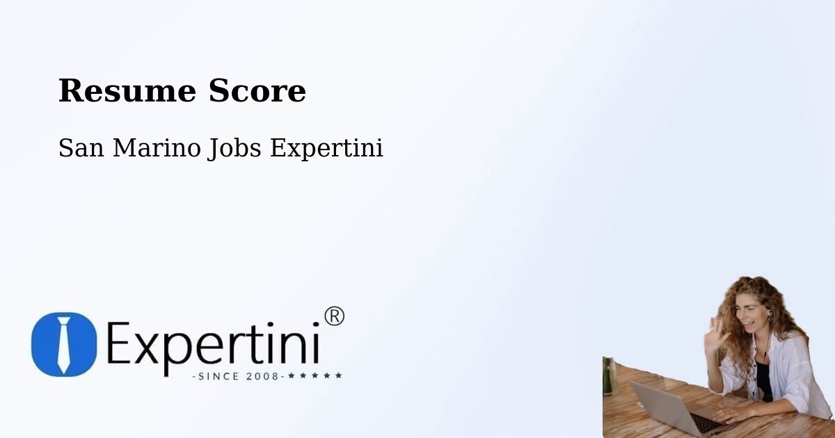 Resume Score & Job Description Match Tool – San Marino - San Marino Jobs Expertini